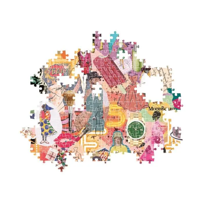 Clementoni - Puzzle Compact 1000 pièces - More is more - Fashion & Design - 70 x 50 cm - Avec poster - Art contemporain