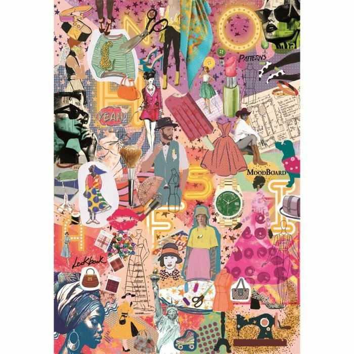 Clementoni Puzzle Compact 1000 pièces More is more - Fashion & Design