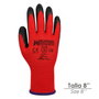 WOLFPACK LINEA PROFESIONAL Gants Gripflex Latex/Nylon Taille 8 inch