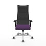 Piqueras y Crespo Chaise de Bureau Albacete Violet et Noir
