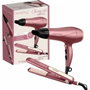 Demeliss Coffret lisseur Instant Ceramic et sèche-cheveux Ultra Series Cherry et Noir