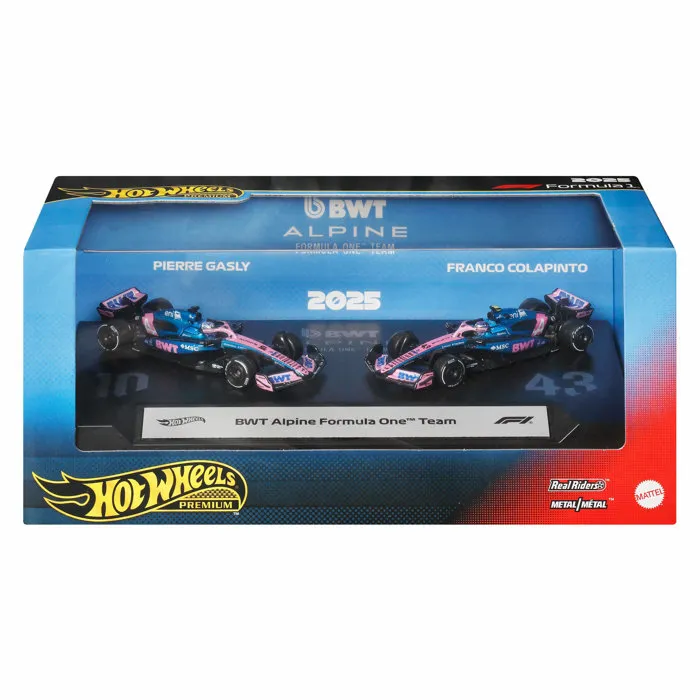 Hot Wheels Pack de 2 véhicules F1 1:64