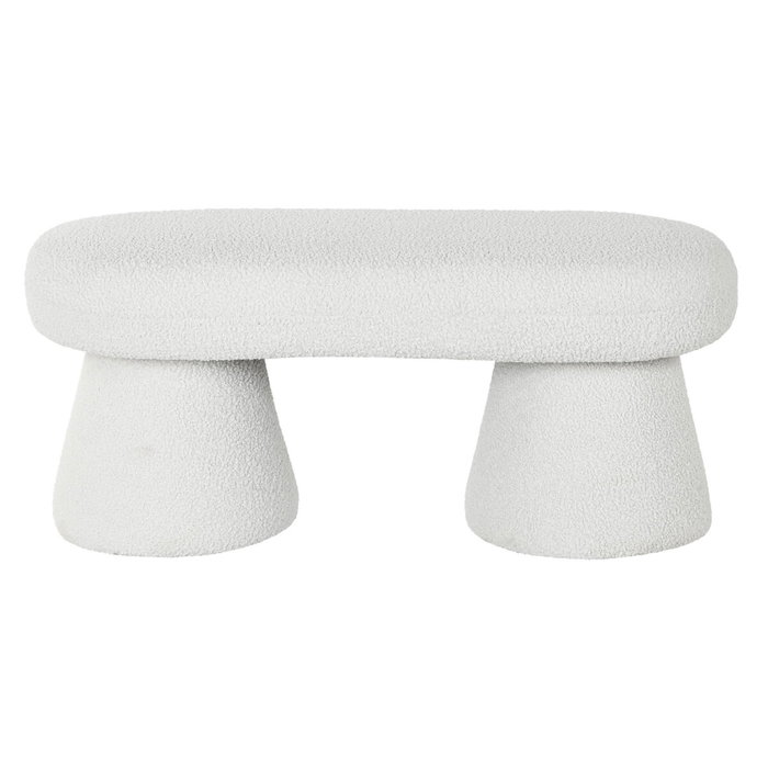 Home ESPRIT Chausse-pieds Blanc Polyester 100 x 42 x 46 cm