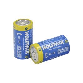Wolfpack LINEA PROFESIONAL Piles Alcalines C - LR14 (Blister de 2 pièces)