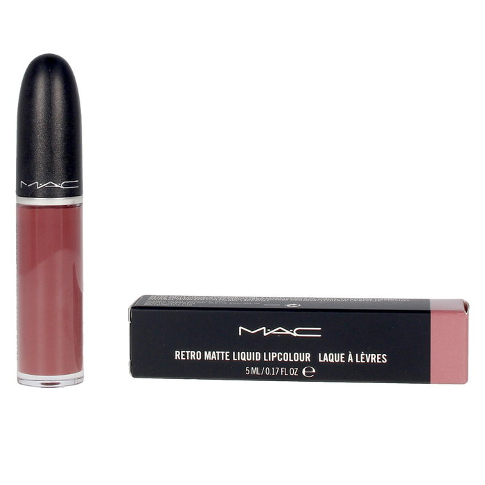 MAC Cosmetics Retro Matte liquid lip colour #topped with brandy