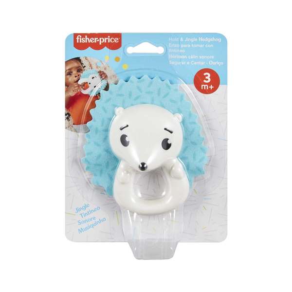 Fisher-Price - Sonajeros y mordedores animales - Série d'anneaux de dentition et hochets pour bébé, modèles assortis