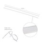 WOLFPACK LINEA PROFESIONAL Colliers de serrage en nylon 4,5 x 200 mm, Blanc / Naturel (Lot de 100)