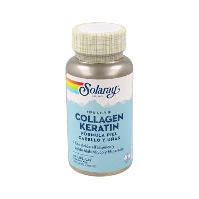 Solaray Collagen Keratin 60 capsules