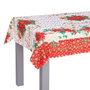 BigBuy Home Nappe Multicouleur Noël Floral