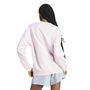 Sweat sans capuche femme Adidas 3S Ft Rose clair