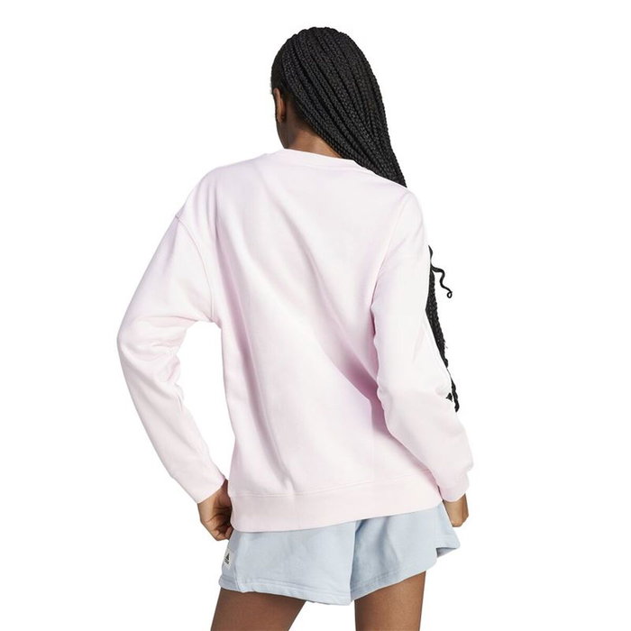 Sweat sans capuche femme Adidas 3S Ft Rose clair