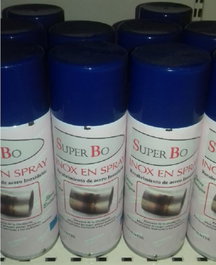 Felton - Spray peinture aérosol pour métaux acier inoxydable Super Bo - 400 ml - Séchage rapide