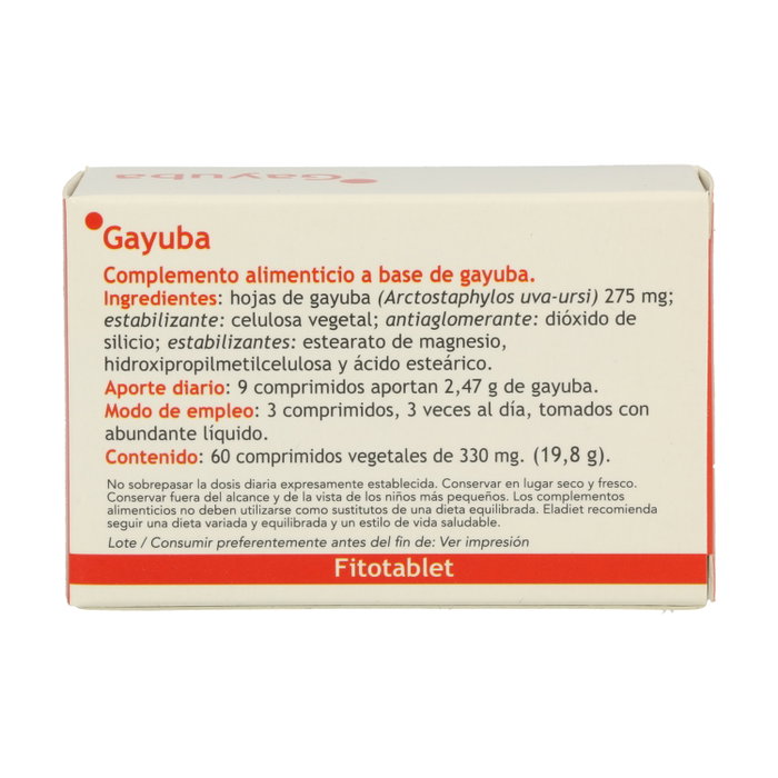ELADIET FITOTABLET Gayuba 60 comprimés