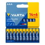 Varta Longlife Power Pile alcaline AAA LR03 Blister 20 unités (14 + 6) 10,5 x 44,5 mm