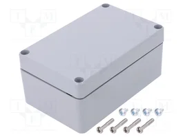 FIBOX Boîtier universel ALN en aluminium gris 81x127x57mm