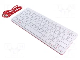 RASPBERRY PI Clavier US blanc et rouge