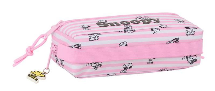Safta Porte-tout triple petit avec élastique 22 cm, dimensions 22x8.5x6 cm - À partir de 36 mois