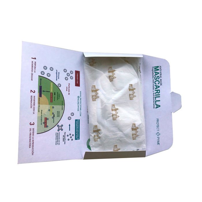 Protect Pyme Masque ANTIVIRAL noir taille L