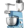 Sencor STM 7872BL Robot Pâtissier avec Mélangeur, 1000 W, Bol Inox 4.5 L, 8 Vitesses, Fonction Pulse, Écran LED et Éclairage - Accessoires Inclus