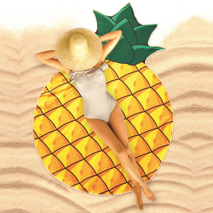 Jet Lag Serviette de plage Ananas