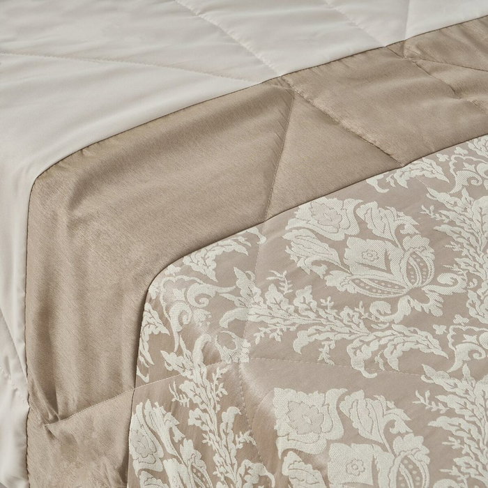 BigBuy Home Couvre-lit GLIESE Gris Lit ½ persones 230 x 250 x 2 cm