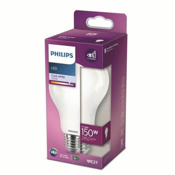 Philips Ampoule LED E27 Blanc Froid 4000K (Équivalence 150W)