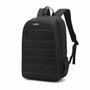 Coolbox Mochila pour ordinateur portable 15.6 pouces imperméable avec compartiment rembourré, poche pour tablette et smartphone, noire