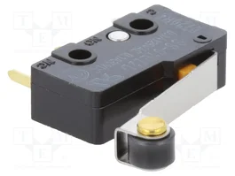 Aratas (Formerly Omron Components) Microcommutateur SNAP ACTION SPDT ON-(ON) avec levier à rouleau