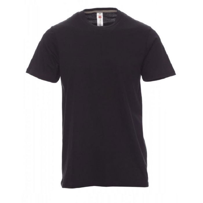 PAYPER T-shirt Coton Col Rond SUNSET Homme Tailles S-XXL Noir 155 g/m² PAYPER T-shirt Coton Col Rond SUNSET Homme Tailles S-XXL Noir 155 g/m²