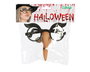 Lunettes et nez de sorcière pour déguisement Halloween - Accessoire carnaval adulte, effet comique exagéré, gris