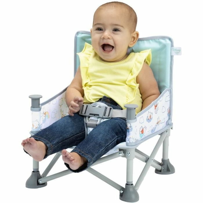 Disney Baby Winnie l'Ourson Rehausseur de chaise pliable et nomade Gris