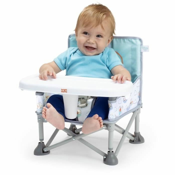 Disney Baby Winnie l'Ourson Rehausseur de chaise pliable et nomade Gris
