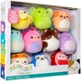Jazwares Coffret peluches miniatures Micromallows - 10 pièces - 6,5 cm