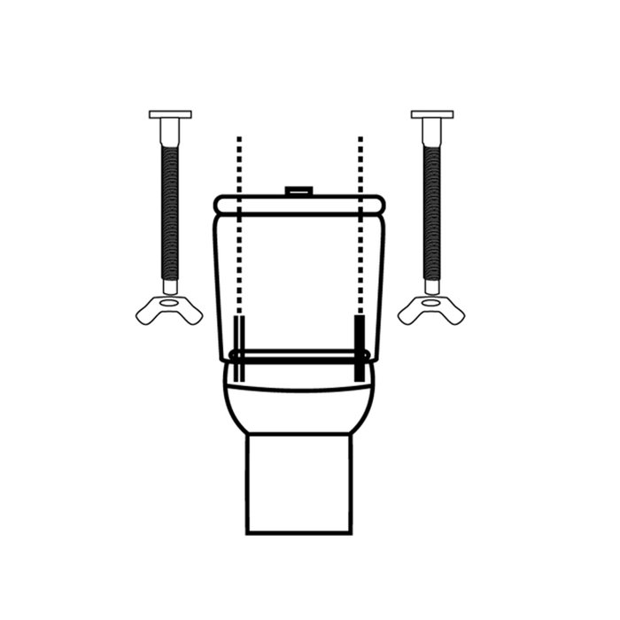 WOLFPACK LINEA PROFESIONAL Kit Sanitaire Cisterna / Inodo 6x90 (2 Pièces)