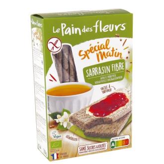 LE PAIN DES FLEURS Tostada Trigo Sarraceno Fibra Special Matin 230g LE PAIN DES FLEURS Tostada Trigo Sarraceno Fibra Special Matin 230g