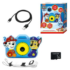 Lexibook Caméra enfant Patrulla Canina (Paw Patrol) avec protection en silicone et 5 jeux inclus - Fonctionne avec piles - Jouet pour enfants dès 3 ans