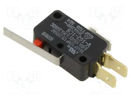 Aratas (Formerly Omron Components) Microcommutateur SNAP ACTION SPDT avec levier V-162-1C6