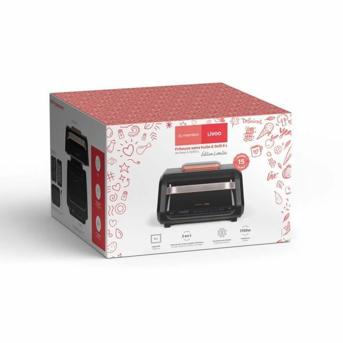 Livoo DOC305 Friteuse sans huile et grill 6L Livoo DOC305 Friteuse sans huile et grill 6L