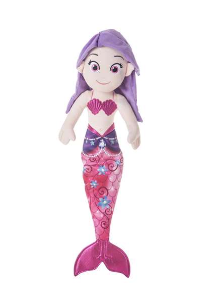 Creaciones Llopis Sirenita Joy - Peluche sirène 70 cm, 4 couleurs, en polyester, pour enfant à partir de 36 mois