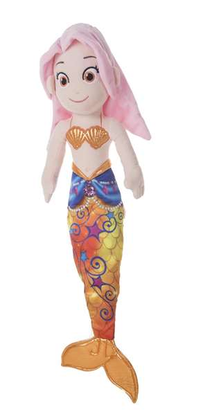 Creaciones Llopis Sirenita Joy - Peluche sirène 70 cm, 4 couleurs, en polyester, pour enfant à partir de 36 mois