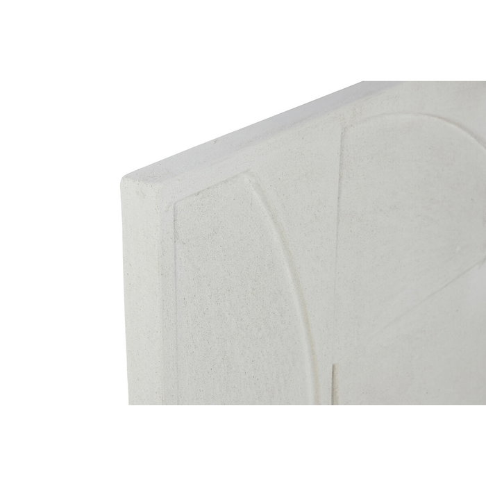 Décoration murale Home ESPRIT Blanc Moderne 80 x 4 x 80 cm (2 Unités)