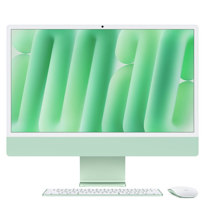 Apple iMac M4 23,5 pouces, 16 Go RAM, 256 Go SSD, Vert Apple iMac M4 23,5 pouces, 16 Go RAM, 256 Go SSD, Vert