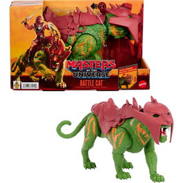 Mattel - Masters of the Universe - Figurine Battle Cat (MOTU) - Tigre mécanique avec sons et action de morsure - Inspirée du film - Figurine d'action pour enfants à partir de 4 ans