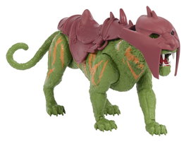 Mattel - Masters of the Universe - Figurine Battle Cat (MOTU) - Tigre mécanique avec sons et action de morsure - Inspirée du film - Figurine d'action pour enfants à partir de 4 ans