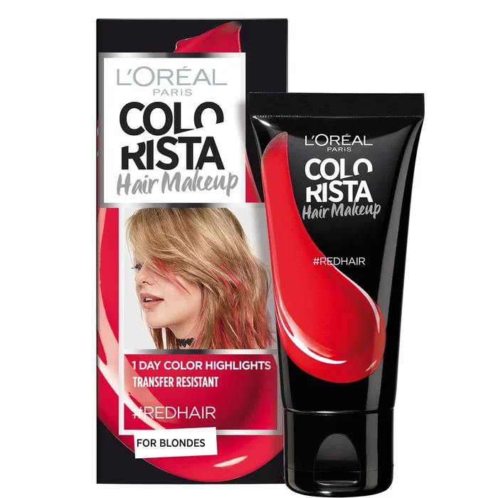 L'Oreal Paris Colorista Hair Makeup Teinture capillaire semi-permanente #REDHAIR 30 ml L'Oreal Paris Colorista Hair Makeup Teinture capillaire semi-permanente #REDHAIR 30 ml