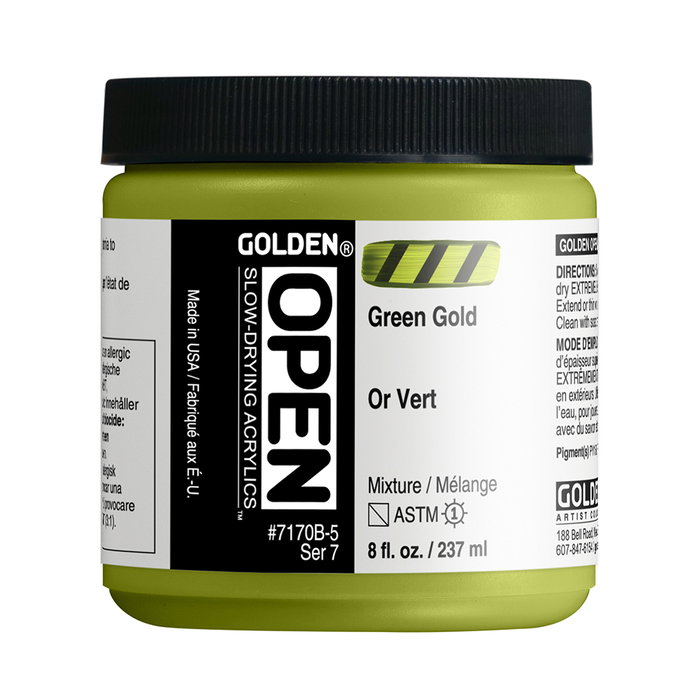 Golden OPEN Colores Acrílicos Or Vert 237 ml Golden OPEN Colores Acrílicos Or Vert 237 ml