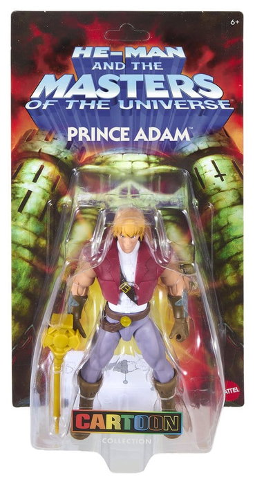Mattel Prince Adam Cartoon Collection Origins Masters of the Universe 14cm