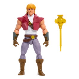 MATTEL Masters of the Universe Origins - Figurine articulée Prince Adam, 14 cm, Collection Cartoon, plus de 16 points d'articulation, pièces interchangeables