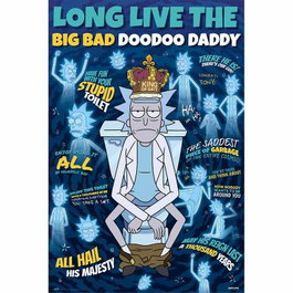 ERIK Poster Doodoo Daddy Rick & Morty