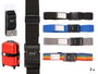 ARTE REGAL Lot de 24 sangles de protection pour valise avec cadenas, 4 couleurs assorties